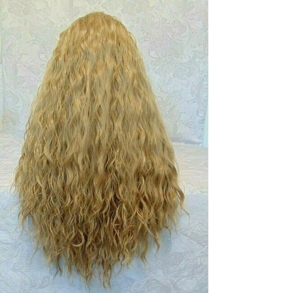 Lace Front Dark Blonde Heat Resistant Wig - Picture 5 of 11
